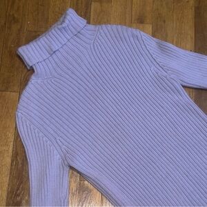 GAP Purple Gray Knit Sweater Medium